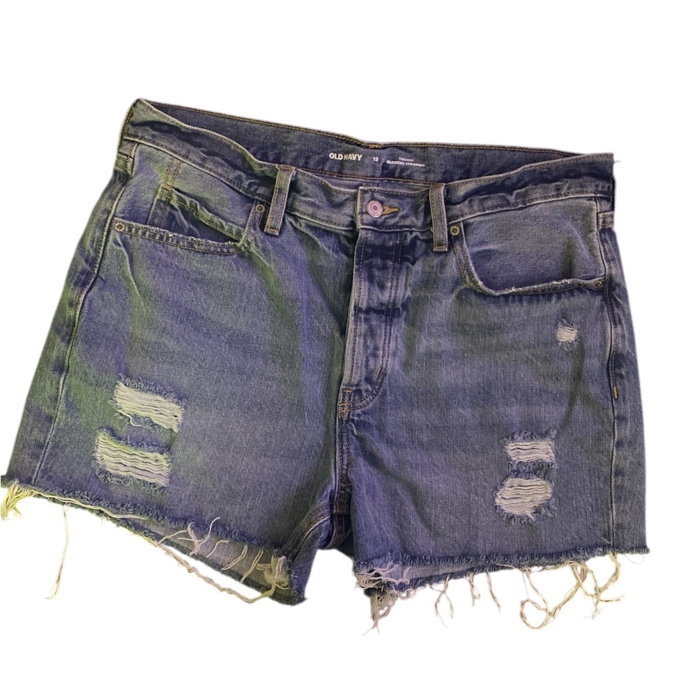 ****SALE*** Old Navy Blue Jean Shorts Distressed Cut-Off Style 12 GUC